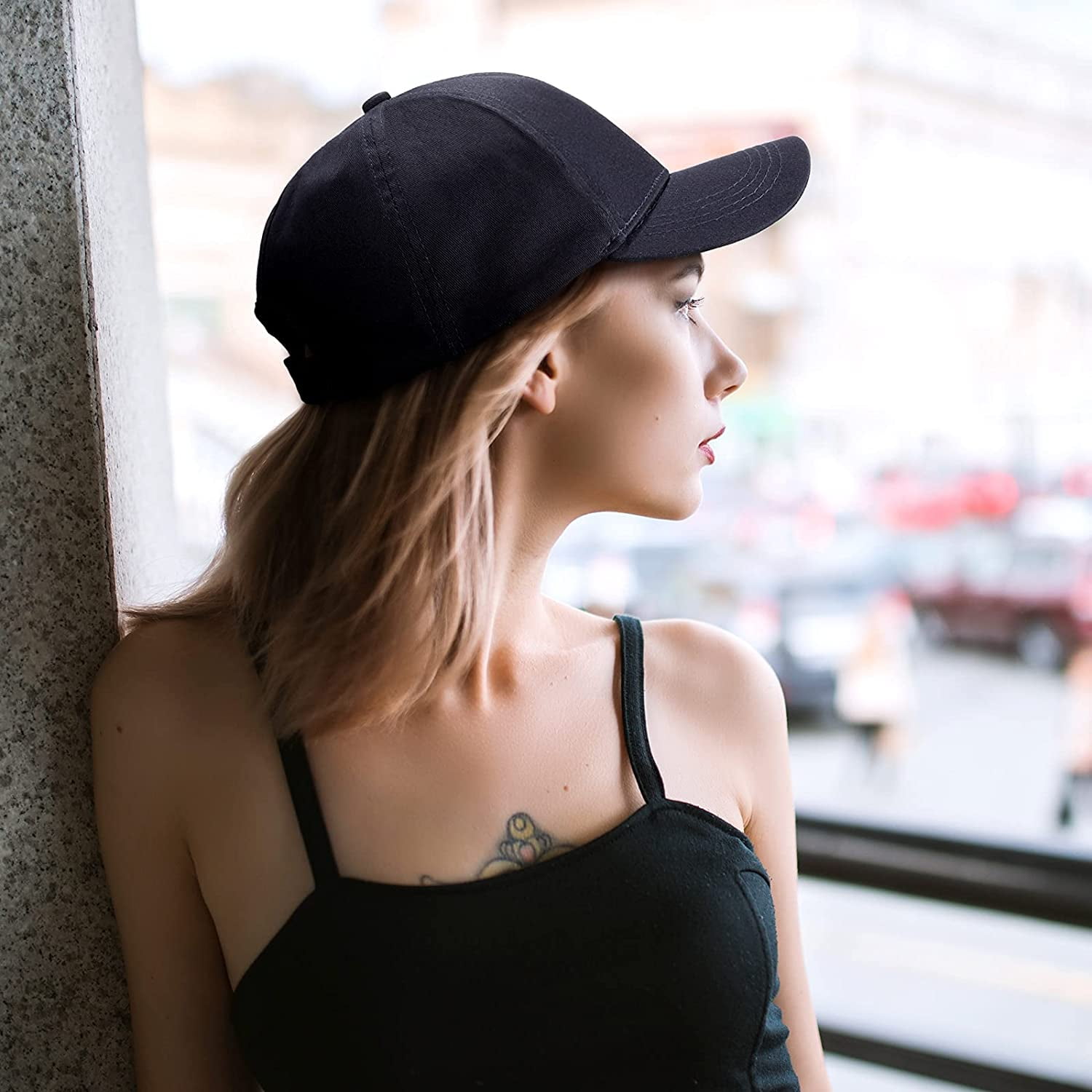 Ponytail Baseball Caps Messy Bun Hat 
