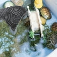 thumbnail image 3 of Beaupretty Tortoise Habitat Accessories Dark Grey Resin Turtle Climbing Platform with Natural Cave Hideout, 3 of 4