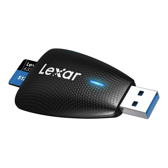 Lexar Multi-Card Reader - Lecteur de Carte - 2 en 1 (SD, microSD, SDHC UHS-I, SDXC UHS-I, microSDHC UHS-II, microSDXC UHS-I, SDHC UHS-II, SDHC UHS-II, microSDHC UHS-II, microSDXC UHS-II) - USB 3.1
