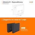thumbnail image 2 of Reposabrazos Para Sala Seccional Modular Adapti Gris Carbón | Modulo D, 2 of 8