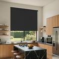 thumbnail image 2 of SUNOFF Cordless Blackout Blinds with Valance–Thermal Insulated,UV Protection,Free-Stop Spring(Home/Office),42"Wx72"H,Black, 2 of 5