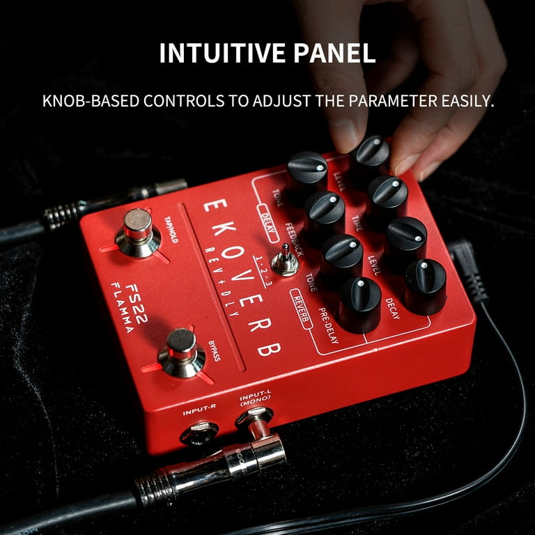 FLAMMA  DELAY REVERBセット Amazon.com: FLAMMA FS22 Stereo Delay & Reverb Combo Effects
