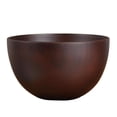 thumbnail image 4 of veasfak Natural Wood Round Bowl Handmade Tableware Fruit Rice Bowl Dark Color, 4 of 9
