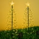 thumbnail image 5 of Árbol De Navidad Led Árbol de Navidad Lámpara solar 1200MAH Hierro Arte Jardín Paisaje Luz (Luz cálida), 5 of 9