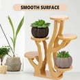 thumbnail image 3 of 5 Tiered Plant Stand Bamboo Mini, 3 of 5