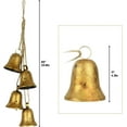 thumbnail image 6 of Christmas Decor Cow Bell Door Decor Gold Bell Bells for Christmas Tree Decorative Bells Christams Gifts, 6 of 6
