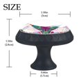 thumbnail image 3 of 4 Pcs Square Mandala Knobs for Kitchen Cabinet Cupboard Dresser Bookcase Drawer Pulls Handles Round Home Decor, 3 of 5