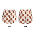 thumbnail image 6 of Goofa Snake Around Heart Printed Women 2 in 1 Running Shorts,Quick Dry Athletic Workout Shorts,High Waisted Athletic Shorts with Liner Pockets-, 6 of 9