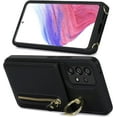 thumbnail image 6 of Samsung Galaxy A53 5G Phone Case for Women with Card Holder,Samsung A53 Case Wallet Crossbody Lanyard with Strap,Credit Card Slots Kickstand Case with Ring Holder,6.5 Inch,Black, 6 of 15