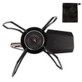 thumbnail image 2 of Camping Gas Stove, Strong Firepower Folding Gas Stove Compact Easy Control Aluminum Alloy Uniform Heating Firm Support  For Picnic, 2 of 8