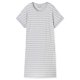 thumbnail image 1 of SCHIESSER camisón señora 95cm - ropa de dormir, manga corta, algodón, estampado Gris/Blanco S (Small), 1 of 6