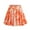 Orange, variant on Summer Skirt Saving! Jerdar Women's Casual Print High Waist Tie-dye Short Swing Skirt Multicolor S