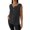 Black-linen shirts, variant on Frostluinai Sleeveless Linen Shirts for Women V Neck Solid Lounge Tank Tops Lightweight Henley Shirts Summer Loose Fit Blouses