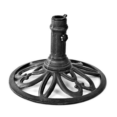 Round Umbrella Base in Black