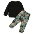 thumbnail image 5 of JUMEYU Baby Clothes Boy Cute Newborn Baby Boy Clothes Boy Outfit Infant Winter Fall Long Sleeves Pants Set 2PC 3 6 9 12 24 Months 2T 3T 4T (Black,12-18 Months), 5 of 8
