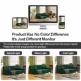 thumbnail image 3 of CARZZI LIFE 79" Convertible Sofa Bed with Pillows, Corduroy Folding Sleeper Sofa with Fixed-Shape Frame, Boneless Couch for Living Room Bedroom, Floor Sofa Lounge No Assembly Required (Green), 3 of 10