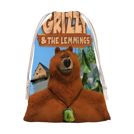 Grizzy and the Lemmings Pattern Christmas Bunch Pocket 12*15 in