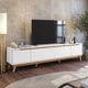 thumbnail image 1 of Mueble TV 85" Kappesberg 218cm con 3 Puertas Blanco, 1 of 10