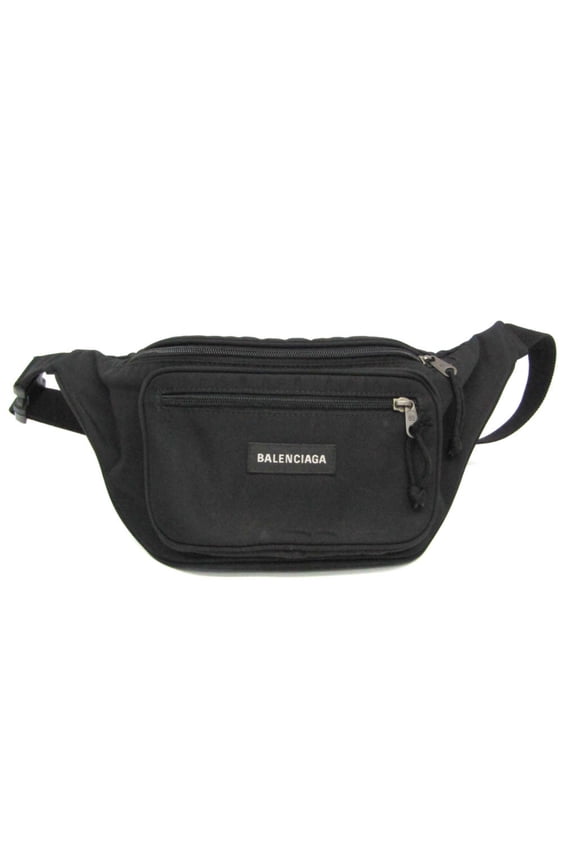Pre-Owned Balenciaga Explorer Nylon Belt Bag 482389 Men,Women Nylon Canvas Fanny Pack,Sling Bag...
