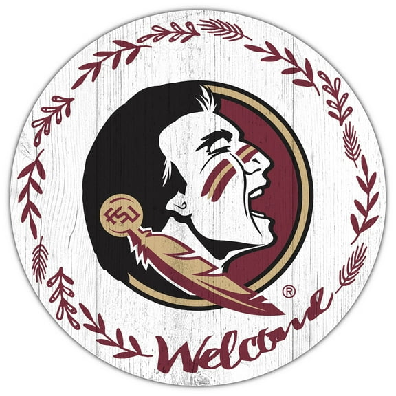 Florida State Seminoles 12" Welcome Circle Sign