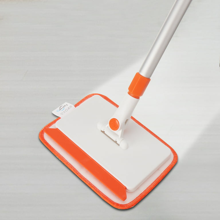 Baseboard Cleaner Tool with Long Handle,Wall Cleaner Mop with Extendable  Handle,Duster Cleaning Tools Mop for Baseboard Floor Skirting Board,Ceiling