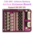 thumbnail image 3 of Placa de equilibrio activa para batería de litio ternaria LiFePO4 13S de 48 V, compatible con protección y reparación de baterías de litio de 36 V, 24 V y 12 V, 3 of 8