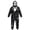 Style-E, variant on Spooky Ghost Face Hooded Onesie Pajama, Full‑Zip One‑Piece Loungewear Jumpsuit with Pockets