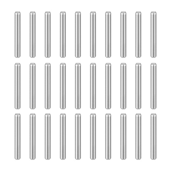 Uxcell 100pcs Dowel Pins M1.5(1.5mm) x 12mm 304 Stainless Steel Cylindrical Shelf Support Peg Pin Rod Fasten Elements for Metal Devices Wood Furniture DIY Installation, Silver