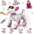 thumbnail image 1 of VATOS Remote Control Robot Dog Toy for Kids - Interactive Touch & Follow 17 Functions Robot Dog Pet, Programmable Smart Walking Puppy Intelligent Dancing RC Robot Toy, 1 of 7
