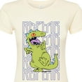 thumbnail image 3 of Rugrats - Reptar Repeat - Juniors Fitted Graphic T-Shirt, 3 of 6