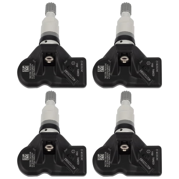 SCITOO 433MHz Tire Pressure Monitoring System TPMS Sensors Compatible with 2011 for BMW for 1 Series M,2013-2016 for Mini for Cooper Paceman Replaces 36106790054,36106856227 4 Pack