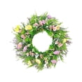 thumbnail image 2 of DOLITY Floral Wreath Front Door Decorative Hanging Summer Flower Garland Spring Wreaths, 2 of 9