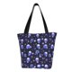 thumbnail image 1 of Disketp Skull flower leaf purple Bolsa de Hombro Casual para Mujer, Bolso Cruzado para Compras, Viajes y Uso Diario, 1 of 6