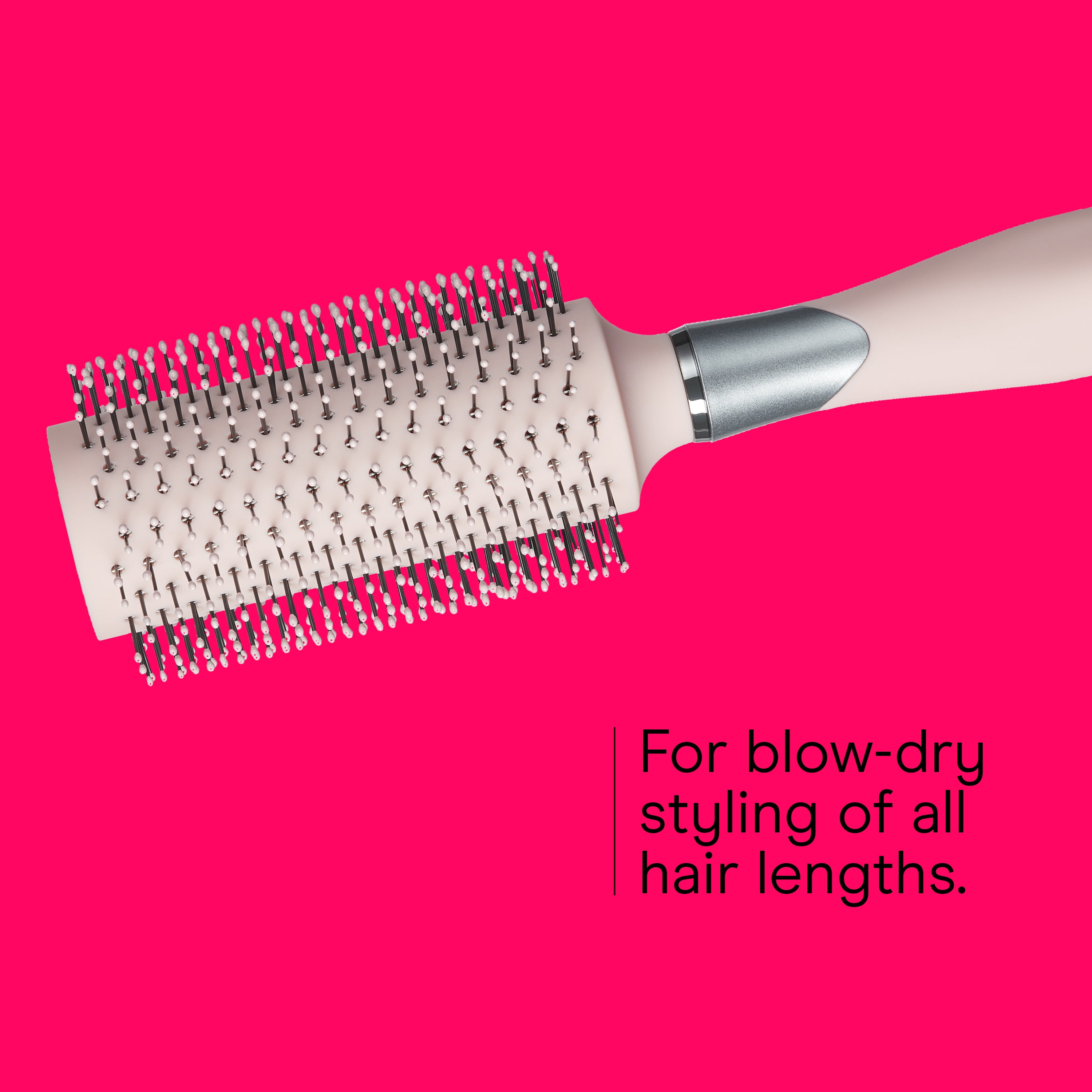 Conair Smooth & Dry Large Round Brush for Blow-Dry Styling, Volumizing Hair Brush