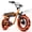 Orange, variant on ESKUTE V101 Electric Bike for Adults & Teens 750W Peak 1500W, 28MPH, 48V 13Ah Battery, 16"x4.0" Fat Tire E-Bike, 7-Speed, Front Suspension, All-Terrain Ebike Black, UL2849