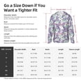 thumbnail image 5 of Lsque Lavender Flowers UPF 50+ Lightweight Sun Protection Men's Women's Long Sleeve Shirt, Hoodie Performance -3X-Large, 5 of 9