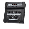 thumbnail image 1 of Mf8 Mini Karaoke Audio Mixer Outdoor Mixer Stereo Dual Microphone Input Amplifier with Bt Recording, 1 of 5