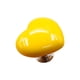 thumbnail image 2 of Botón de presión para inodoro BLESIY en forma de corazón amarillo, 2 of 8