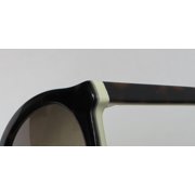 New Vera Wang Luxe Mariko Womens/ladies Round Full-rim 100% Uva & Uvb Walnut Frame Black Gradient Lenses 46-25-140 Sunglasses/shades