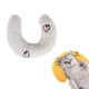 thumbnail image 1 of Almohada en forma de U para perro para soporte del cuello • Cama calmante para mascotas con relleno suave • Protector de almohada lavable a máquina para sofá o jaula, 1 of 2