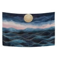 thumbnail image 6 of Yayeee Tapestry Wall Hanging for Bedroom 90" x 60" Living Room Home Wall Art Decor, Ocean Waves, 6 of 7