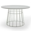 MoDRN Scandinavian Kipper Round Dining Table Top, Box 1 of 2