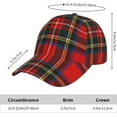 thumbnail image 5 of Men Women Baseball Cap Hat Fishing Cap Runner Cap Hip Hop Snapback Cap, 5 of 8