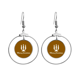 thumbnail image 1 of Cena de Navidad de la familia Vela Los pendientes cuelgan del aro de la joyería del círculo de la gota Unbranded M, 1 of 3