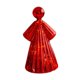 thumbnail image 5 of Estatua de ángel de cristal Soledad Decorativa Creativa Coleccionable Rojo, 5 of 10