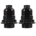 thumbnail image 3 of KAKOWELY 2pcs Light Socket E26/E27 Lamp Socket Retro Light Socket with Ring for DIY Project,2.76"X2.56"X2.13", 3 of 5