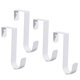 thumbnail image 1 of 4-Pack Strong Metal Single Door Hooks - Hang Towels, Clothes & More - Holds Up to 10 Lbs - 4 Color Options!, 1 of 5