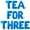 Blue, variant on Letter Balloons - TEA FOR THREE 16" Inch Alphabet Letters Foil Mylar Balloon 3rd Birthday Party Banner (Rose Gold)
