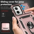 thumbnail image 3 of Decase Motorola Moto G Stylus 5G(2023)(Heavy Duty Case,Durable 360° Rotating Holder Rugged PC Back TPU Bumper Shockproof Case Magnetic Car Mount Protective Cover for Motorola Moto G Stylus,Rosegold, 3 of 8