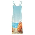 thumbnail image 4 of Seashell On The Beach Sleeveless Dress Woman Fashion Long Dresses Women's Summer Suit Dress Summer 2025 Women, 4 of 6